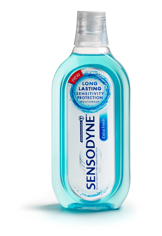 sensodyne mouthwash bottle 