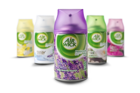 A Line Up Of Airwick Refills