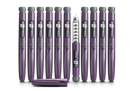 Sanofi AllSTAR reusable insulin pen injector for developing markets designed by DCA Design International