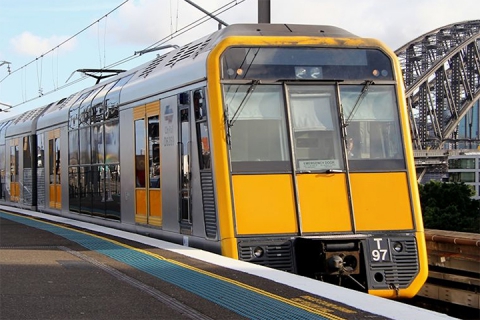 The Tangara double deck train, Australia