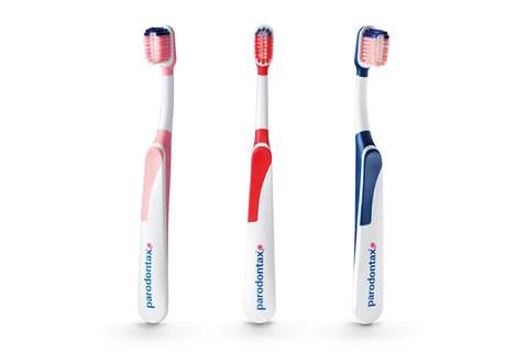 GSK - Parodontax toothbrush colour range